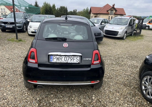 Fiat 500 cena 51600 przebieg: 11000, rok produkcji 2020 z Jarocin małe 137